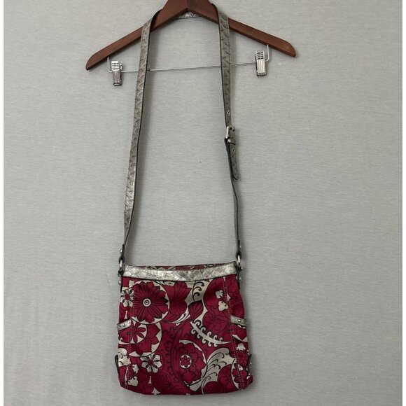 Genna De Rossi Faux Leather Snakeskin Metallic Gray Pink Boho Metal Punk Retro - Picture 3 of 16